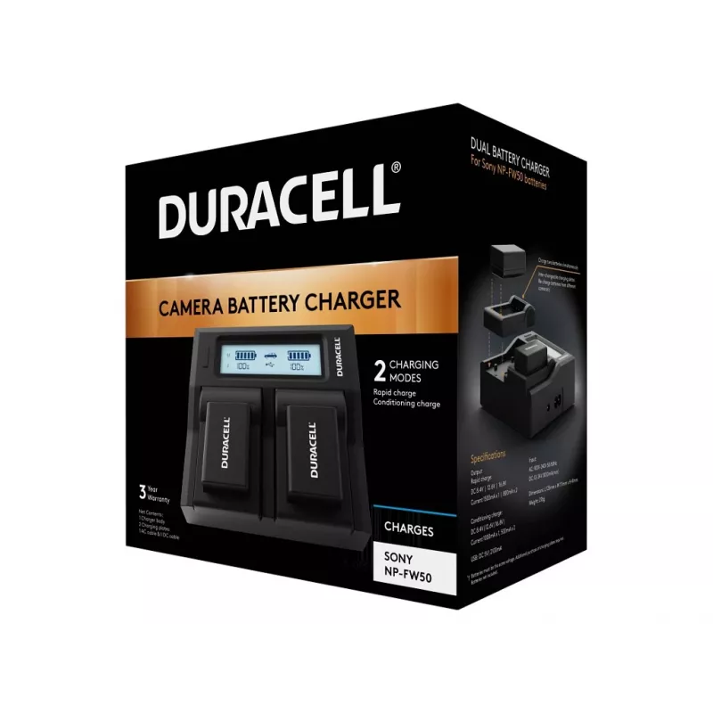 Duracell DRS6120 akumuliatorių įkroviklis