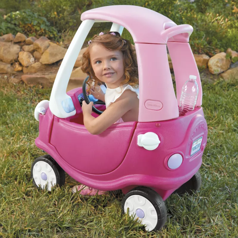 Mažoji Tikes Cozy Coupe Princess, 1,5 metų, 4 ratai, Plastikas, Mėlyna, Rožinė, Balta