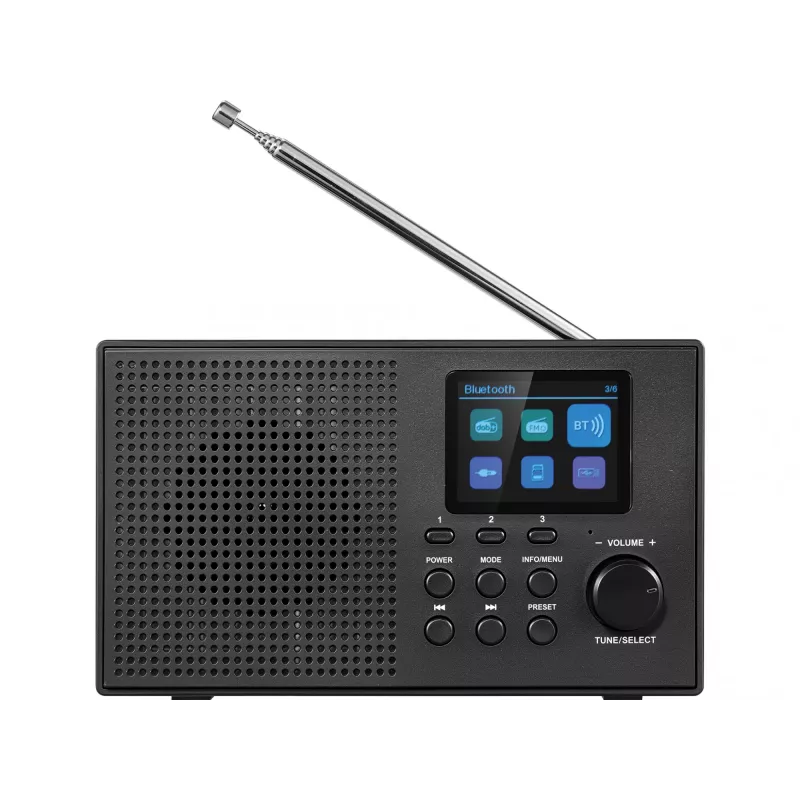 Nešiojamas radijas Sandberg Speaker Radio DAB+BT Recharge, DAB+, FM, Bluetooth, 3 W