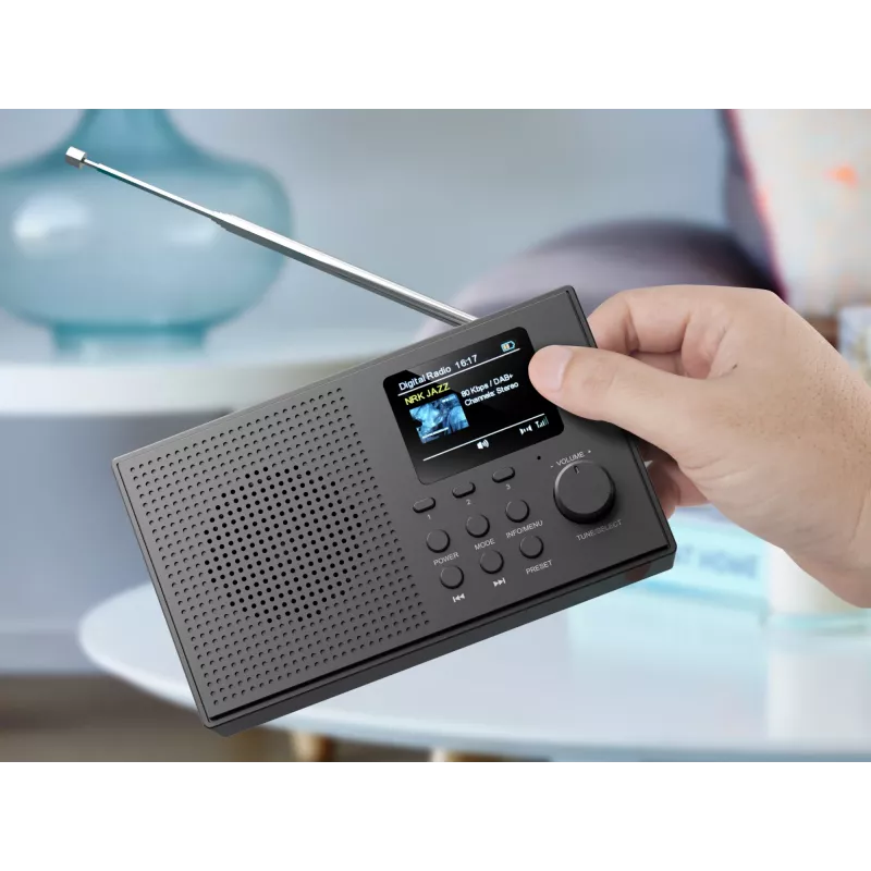 Nešiojamas radijas Sandberg Speaker Radio DAB+BT Recharge, DAB+, FM, Bluetooth, 3 W