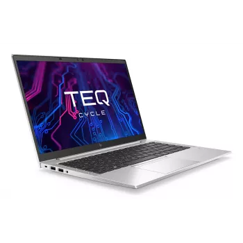 Teqcycle HP EliteBook 840 G8 Intel® Core™ i5-1145G7 nešiojamas kompiuteris 35,6 cm (14 col.) Full HD 16 GB DDR4-SDRAM 256 GB SSD „Wi-Fi 6“ (802.11ax) „Windows 11 Pro“ vokiška sidabrinė