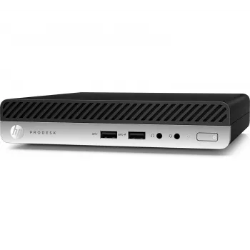 T1A HP ProDesk 400 G4 atnaujintas Intel® Core™ i5 i5-8400T 8 GB DDR4-SDRAM 256 GB SSD Windows 10 Pro Mini PC juodas, sidabrinis