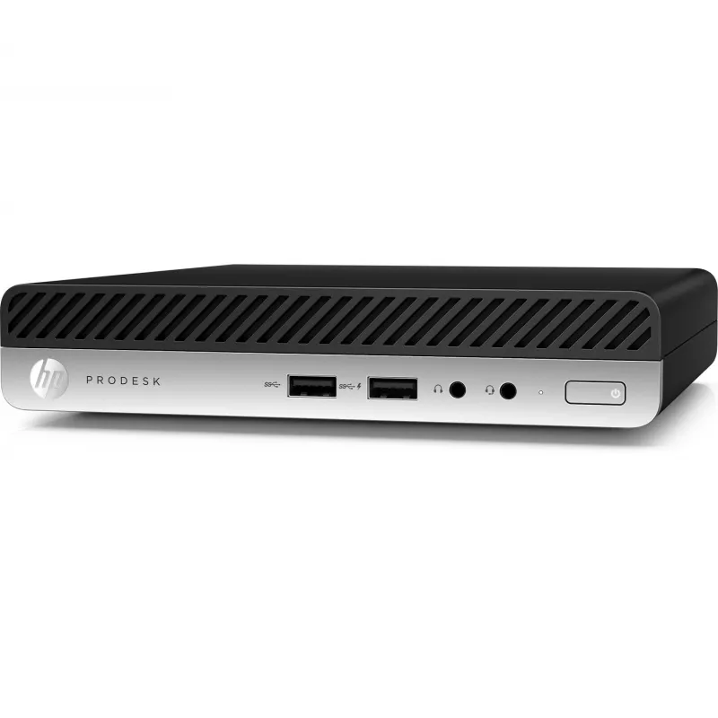 T1A HP ProDesk 400 G4 atnaujintas Intel® Core™ i5 i5-8400T 8 GB DDR4-SDRAM 256 GB SSD Windows 10 Pro Mini PC juodas, sidabrinis