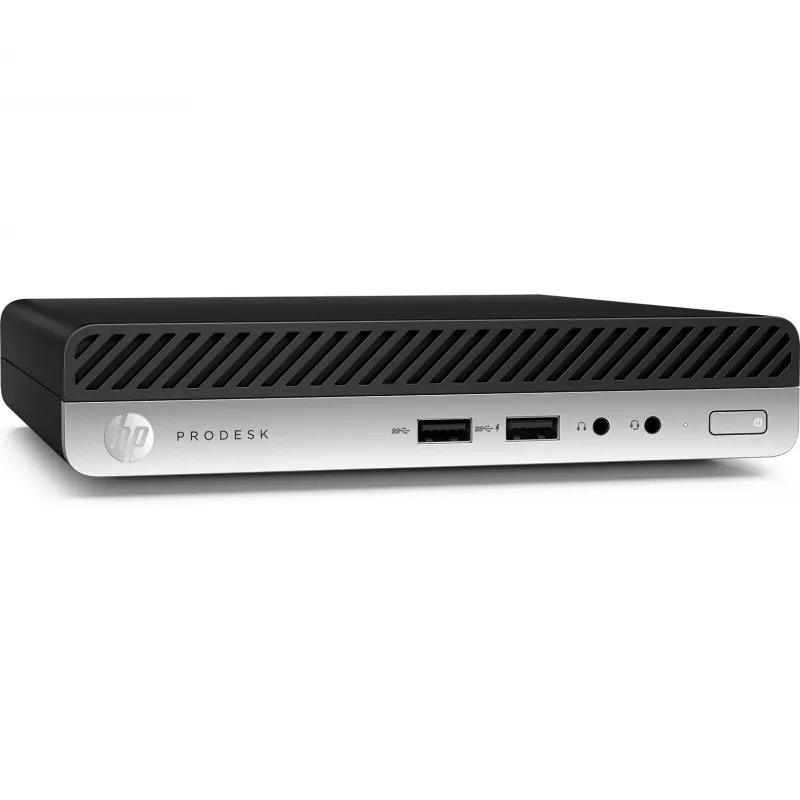 T1A HP ProDesk 400 G4 atnaujintas Intel® Core™ i5 i5-8400T 8 GB DDR4-SDRAM 256 GB SSD Windows 10 Pro Mini PC juodas, sidabrinis