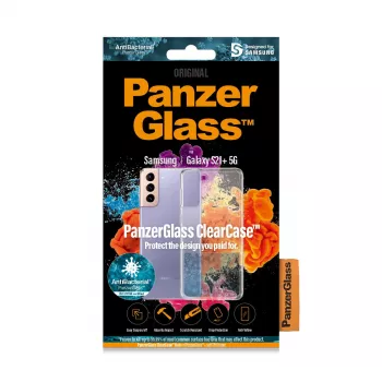 PanzerGlass® ClearCase™ Samsung Galaxy S21 Plus 5G, Dėklas, Samsung, Galaxy S21+, Skaidrus