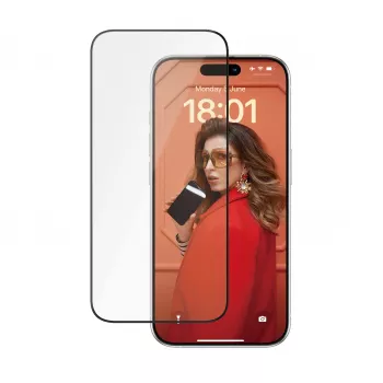 PanzerGlass ® Keraminis ekrano apsauginis stiklas iPhone 15 Pro | Ultra-Wide Fit su EasyAligner