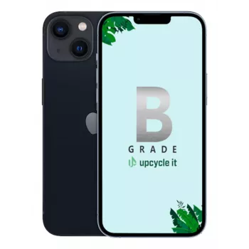 upcycle it Apple iPhone 13 15,5 cm (6,1 colio) Dual SIM iOS 17 5G 128 GB juoda atnaujintas