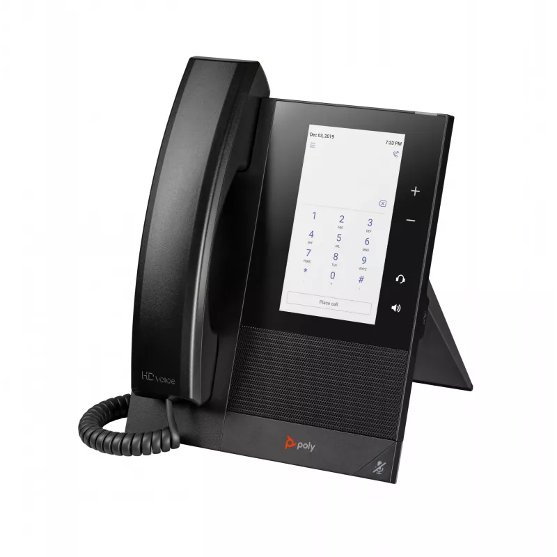 HP Poly CCX 400 verslo medijos telefonas, skirtas Microsoft Teams ir PoE