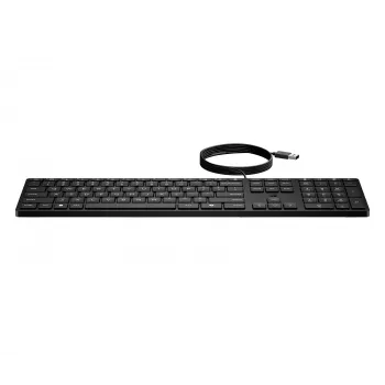 HP Wired Desktop 320K klaviatūra, pilno dydžio, USB, membraninė, juoda
