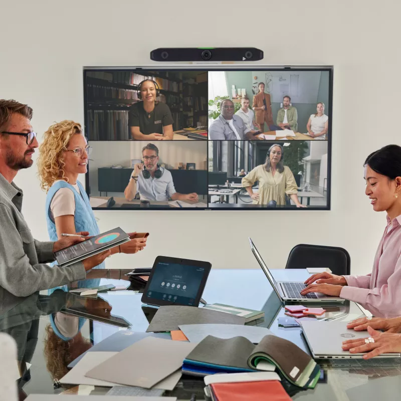 HP Poly Studio X52 All-In-One vaizdo juosta, grupės vaizdo konferencijų sistema, 4K Ultra HD, 30 fps, 95°, 5x, Android