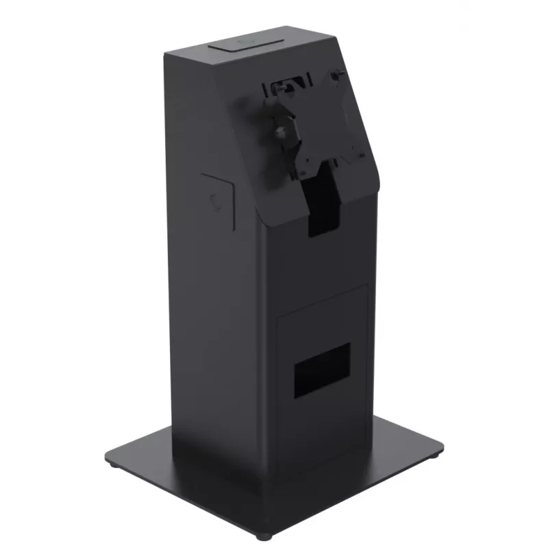 Kiosko komplektas Ergonomic Solutions SpacePole Mini Kiosk Countertop juodas metalinis