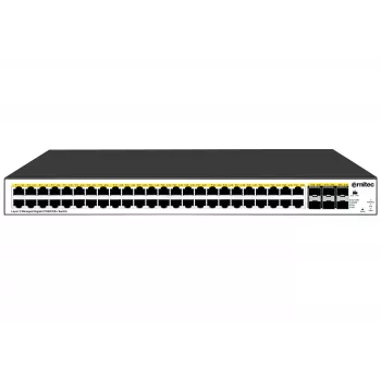 Ernitec ELECTRA-M248-1GB-900W valdomas L3 tinklo jungiklis Gigabit Ethernet (10/100/1000) Power over Ethernet (PoE) juodas
