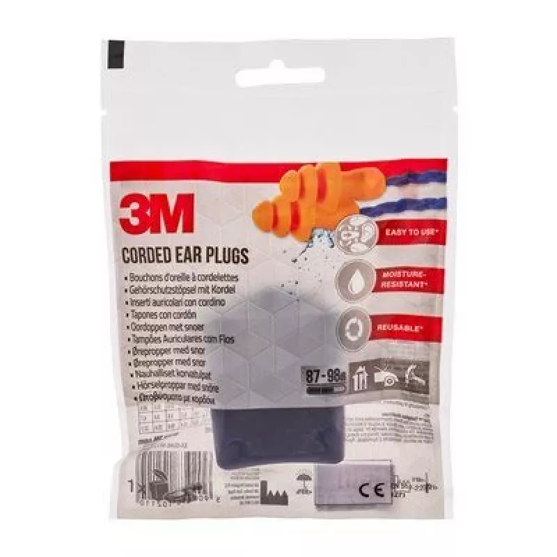 3M 1271C1 ausų kištukas Daugkartinis ausų kištukas Oranžinis 2 vnt