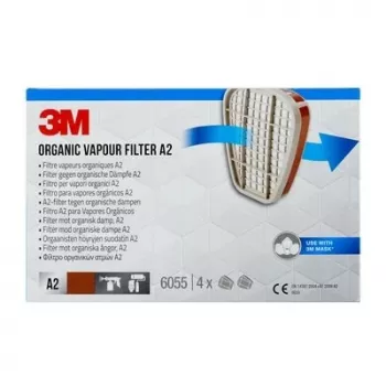 3M 6055 dujų ir garų kasetė, 4 vnt.