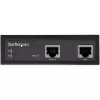 StarTech.com pramoninis gigabaitinis PoE įpurškiklis - didelės spartos / didelės galios 90W - 802.3bt PoE++ 52V-56V DC DIN bėgelis UPoE/Ultra Power Over Ethernet įpurškiklio adapteris -40°C iki +75°C atšiaurioms sąlygoms
