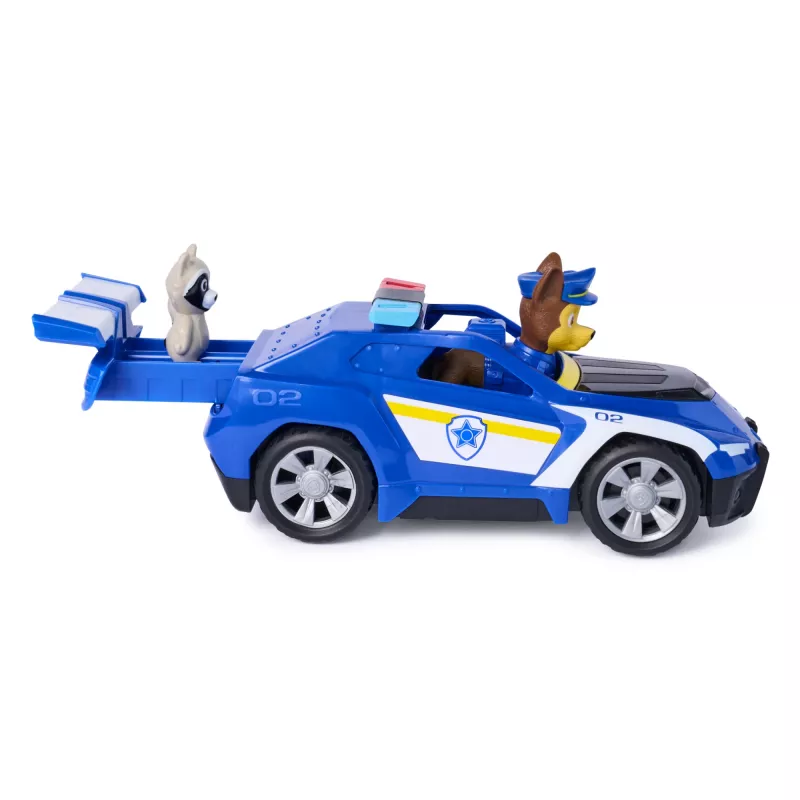 PAW Patrol: Search & Rescue Chase Rescue Cruiser – policinis automobilis su atgaline trauka ir 2 figūrėlėmis