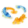 CrystaLynx Dragons 9 colių kolekcinė artikuliuota drakono figūrėlė vaikams ir suaugusiems, Blind Box, fidget žaislai namams, biurui ir stalo dekorui (stilius gali skirtis)
