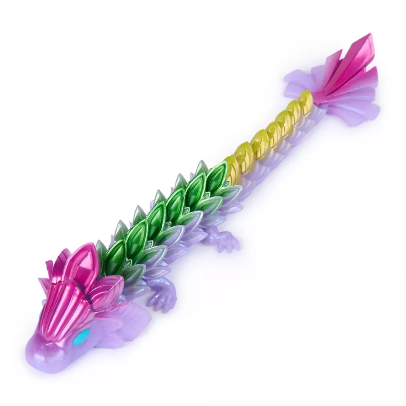 CrystaLynx Dragons 9 colių kolekcinė artikuliuota drakono figūrėlė vaikams ir suaugusiems, Blind Box, fidget žaislai namams, biurui ir stalo dekorui (stilius gali skirtis)