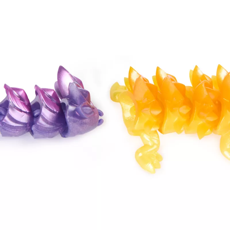 CrystaLynx Dragons 9 colių kolekcinė artikuliuota drakono figūrėlė vaikams ir suaugusiems, Blind Box, fidget žaislai namams, biurui ir stalo dekorui (stilius gali skirtis)
