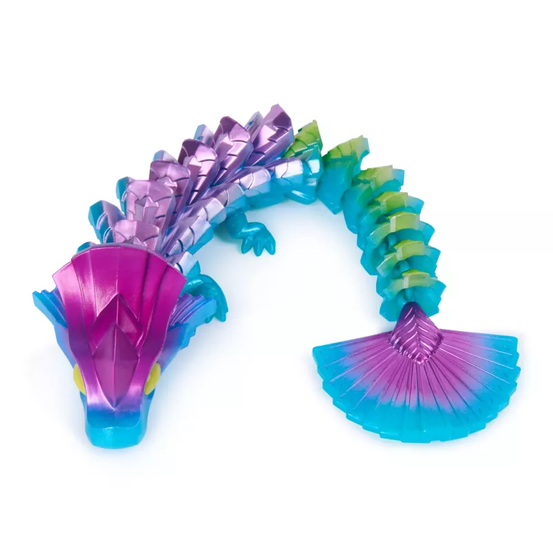 CrystaLynx Dragons 9 colių kolekcinė artikuliuota drakono figūrėlė vaikams ir suaugusiems, Blind Box, fidget žaislai namams, biurui ir stalo dekorui (stilius gali skirtis)
