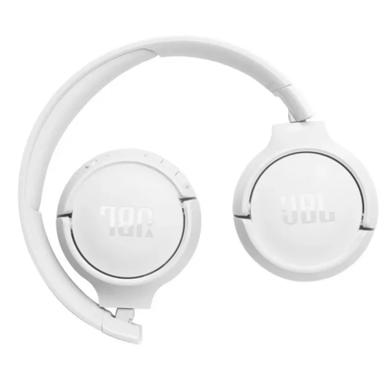 JBL Tune 520BT belaidės ausinės su mikrofonu, Bluetooth 5.3, USB Type-C, balta