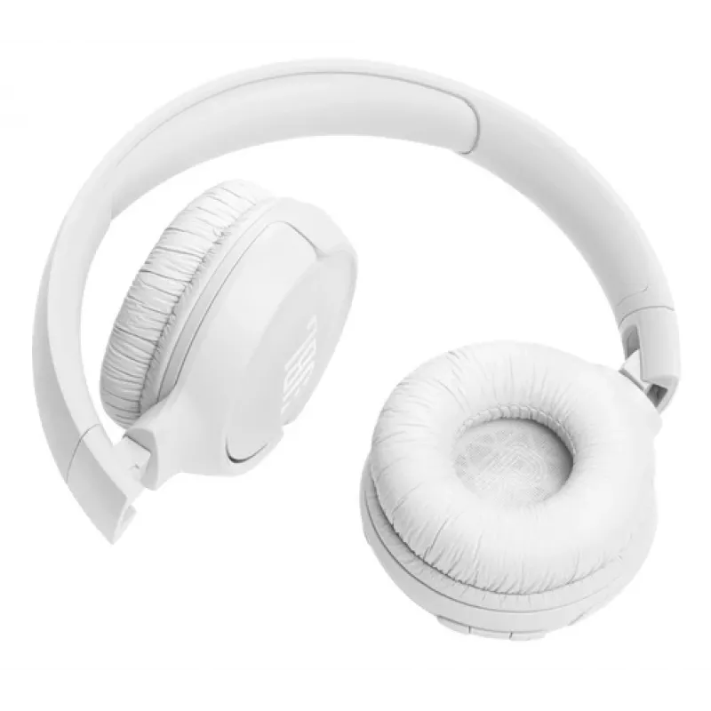 JBL Tune 520BT belaidės ausinės su mikrofonu, Bluetooth 5.3, USB Type-C, balta