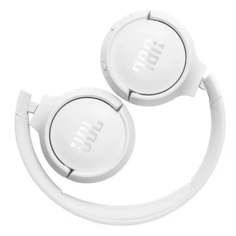 JBL Tune 520BT belaidės ausinės su mikrofonu, Bluetooth 5.3, USB Type-C, balta