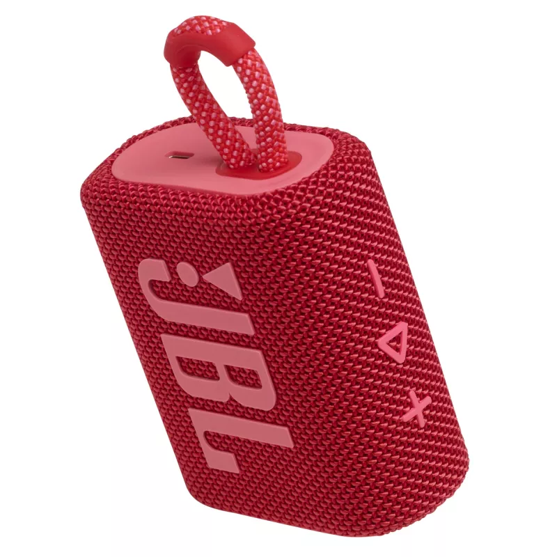 Nešiojamas garsiakalbis JBL GO 3 RAUDONAS, 3,81 cm (1,5 colio), 4,7 cm, 4,2 W, 110 - 20000 Hz, 85 dB, 4,2 W