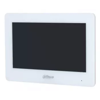 Vaizdo domofono monitorius DAHUA VTH5123H-W-S2, 17,8 cm (7 col.) TFT, 1024×600, Wi‑Fi, „MicroSD“ 64 GB, baltas