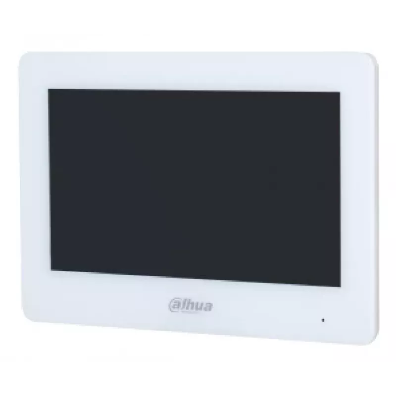 Vaizdo domofono monitorius DAHUA VTH5123H-W-S2, 17,8 cm (7 col.) TFT, 1024×600, Wi‑Fi, „MicroSD“ 64 GB, baltas