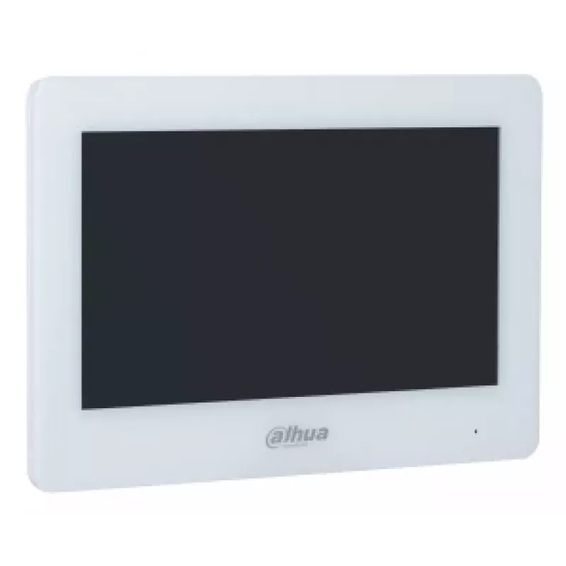 Vaizdo domofono monitorius DAHUA VTH5123H-W-S2, 17,8 cm (7 col.) TFT, 1024×600, Wi‑Fi, „MicroSD“ 64 GB, baltas
