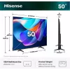 LED išmanusis televizorius Hisense 50A6S 50 colių (127 cm) QLED 4K Ultra HD, Direct-LED, DVB-T2/C/S2, Wi-Fi, HomeOS, juodas