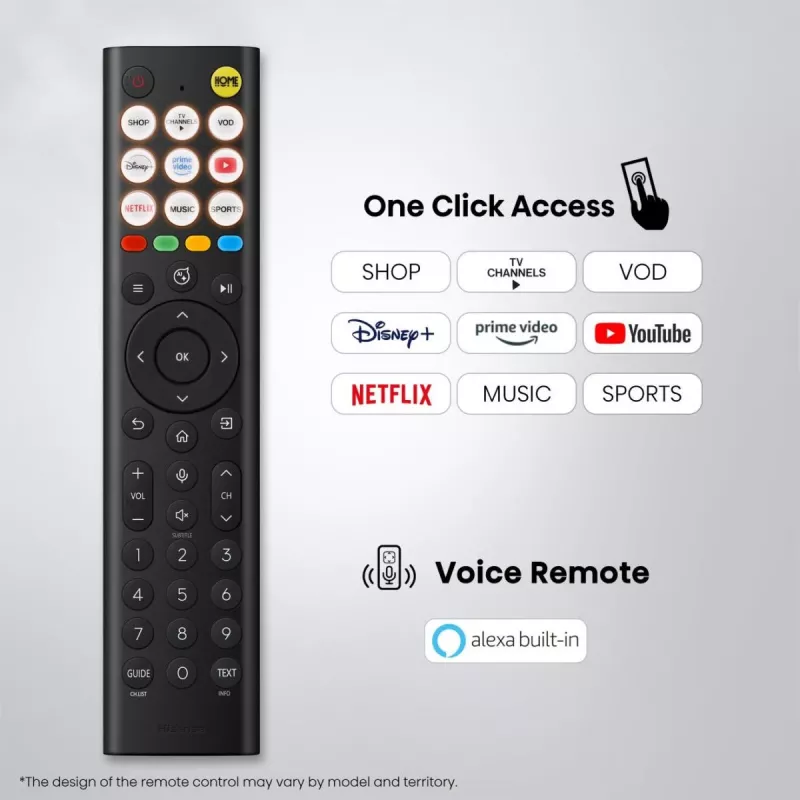 LED išmanusis televizorius Hisense 50A6S 50 colių (127 cm) QLED 4K Ultra HD, Direct-LED, DVB-T2/C/S2, Wi-Fi, HomeOS, juodas