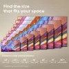 Hisense 55E7S 55 colių QLED 4K Ultra HD išmanusis televizorius su VIDAA, Direct-LED, 3840×2160, 330 cd/m², DVB-T2/C/S2, Wi‑Fi, juodas