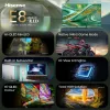 Televizorius Hisense 55E8S 55 col. (139,7 cm) QLED Mini LED 4K Ultra HD Smart TV HomeOS Wi‑Fi Pilka 400 cd/m²