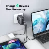 Kroviklis Ugreen Nexode 100W GaN USB-C USB-A Greitasis Krovimas 3 prievadai
