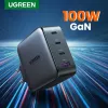 Kroviklis Ugreen Nexode 100W GaN USB-C USB-A Greitasis Krovimas 3 prievadai