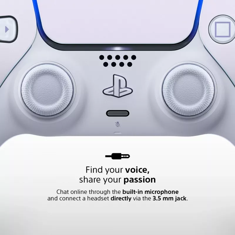Sony DualSense v3 Pearl Bluetooth/USB žaidimų pultas Analoginis / Skaitmeninis PlayStation 5