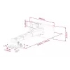 Projektoriaus laikiklis Multibrackets M Projector Mount Short Throw Deluxe 300-700 sieninis vidutinis 25 kg baltas