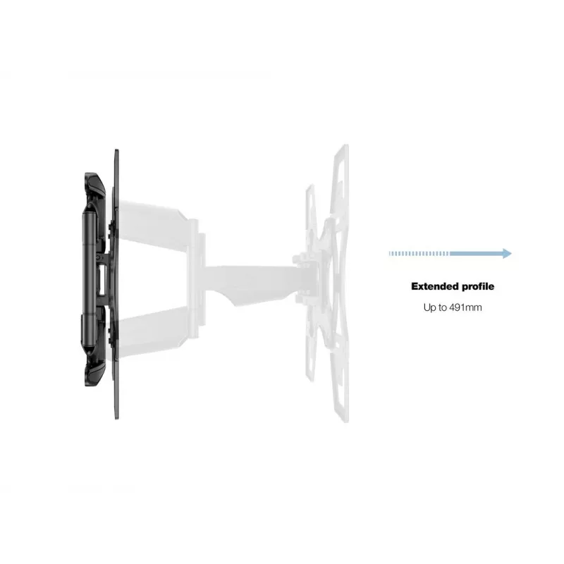 Laikiklis prie sienos MULTIBRACKETS M VESA Flexarm Full Motion Dual 400x400 40–70 colių ekranams, 45 kg, juodas