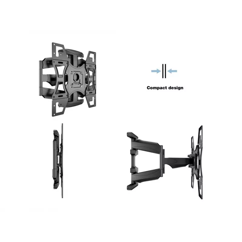 Laikiklis prie sienos MULTIBRACKETS M VESA Flexarm Full Motion Dual 400x400 40–70 colių ekranams, 45 kg, juodas
