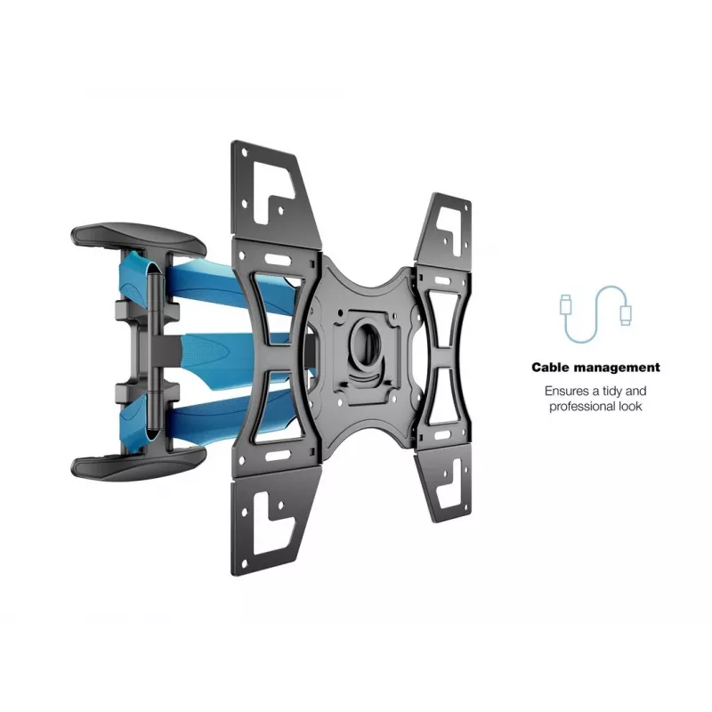 Laikiklis prie sienos MULTIBRACKETS M VESA Flexarm Full Motion Dual 400x400 40–70 colių ekranams, 45 kg, juodas