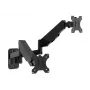 Multibrackets M Monitormount Wall Basic Dual 16 kg 17-32 colio juodas