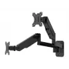 Multibrackets M Monitormount Wall Basic Dual 16 kg 17-32 colio juodas
