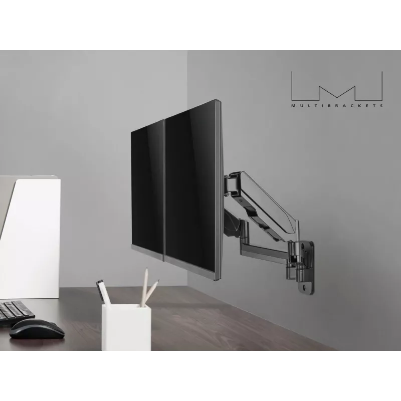 Multibrackets M Monitormount Wall Basic Dual 16 kg 17-32 colio juodas