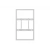 Korpusas sieninis MULTIBRACKETS M Pro Series 55 colių ekranams, Slim Medium, Baltas, plienas, 1360×87×860 mm, gulsčias/vertikalus