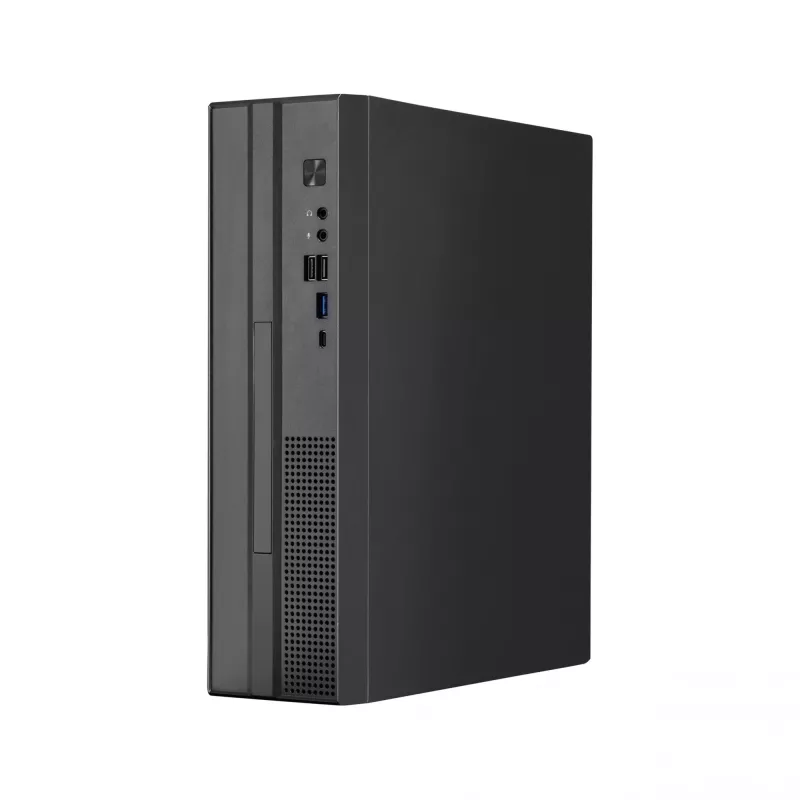 Korpusas CHIEFTEC DT-10B-300 Small Form Factor (SFF) juodas su 300 W TFX maitinimo šaltiniu