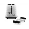 Skrudintuvas De’Longhi CTJ 2103.W, 2 griežinėliai, 900 W, juodas/baltas