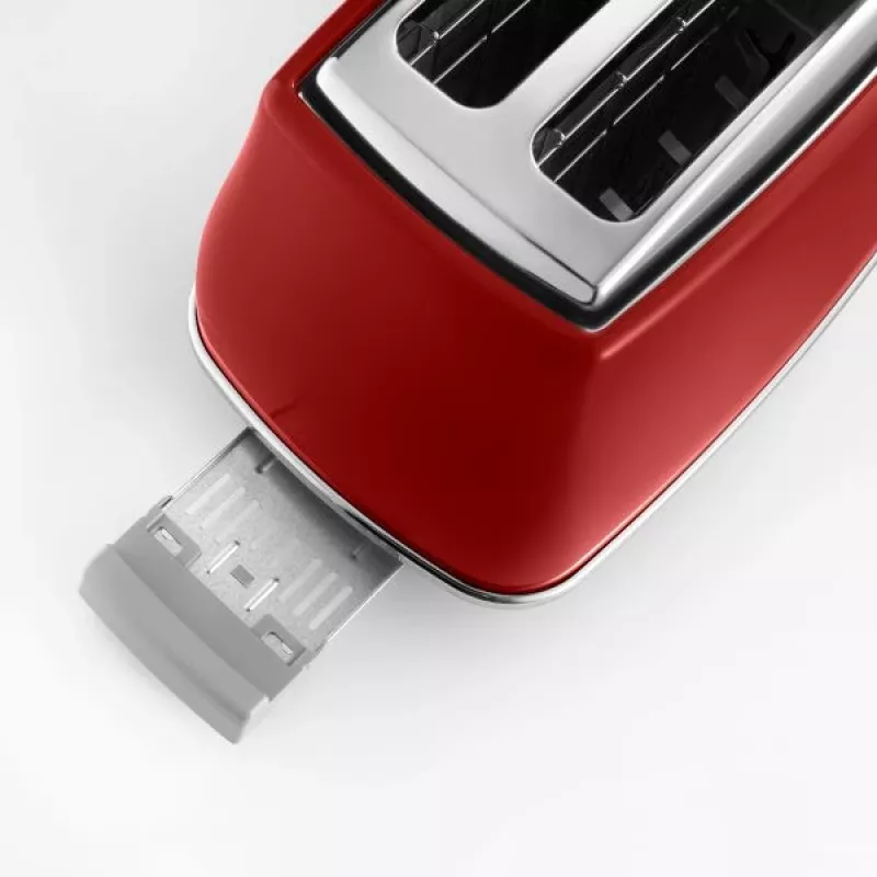 De’Longhi Icona Capitals 6 2 dalių skrudintuvas 900 W Raudonas