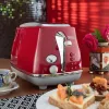 De’Longhi Icona Capitals 6 2 dalių skrudintuvas 900 W Raudonas
